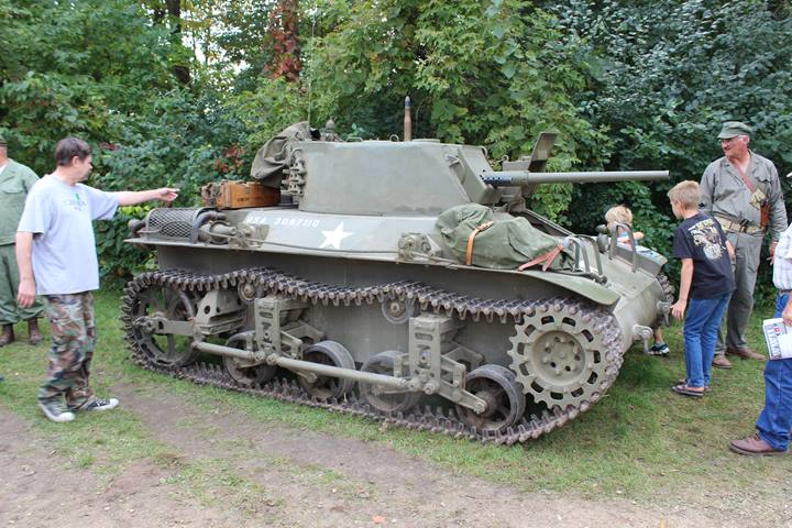 This M22 Locust tank is owned by the Roberts Armory in Rochelle, IL. 